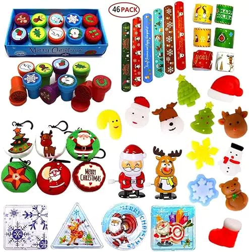 Weinachts Geschenke Für Kinder Spielzeug 46 Pcs Kleine Kleinigkeiten Für Ab 3 4 5 6 Jahre Junge Geburtstagsgeschenk Mädchen Weihnachts Für Adventskalender Accessories Mitgebsel
