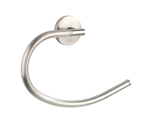 WENKO Handtuchring Cuba Matt, flexibel nach oben und unten beweglicher Handtuchhalter