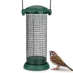 WILDLIFE FRIEND I Vogelfutterspender - Easy Click & Fill - Erdnussfutterspender rostfrei