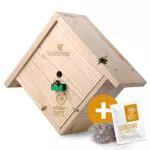 wildtier herz I Hummelhotel zum Aufhängen - inkl. Hummel Lockstoff + Nistmaterial