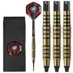WINMAU Messing 18g Softip Pfeil mit Dartflüge, Dart Stiele und Brieftasche