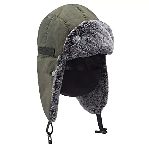 Winter Warm Trapper Jagd Hut Ohrenklappen Trooper Russisch Mütze Maske Ushanka Pelzmützen Männer Frauen