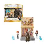 Wizarding World Harry Potter - Raum der Wünsche verwandelbares 2-in-1-Hogwarts-Spielset mit 2 Figuren und 3 Zubehörteilen