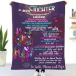WJMSDK Personalisierte Decke Geschenke Für Tochter von Eltern