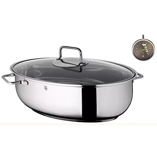 WMF Bräter mit Deckel backofengeeignet, 8, 5l, Bräter Induktion