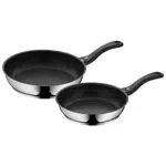 WMF Devil Pfannenset Induktion 2-teilig, Bratpfanne Induktion 28 cm + 24 cm