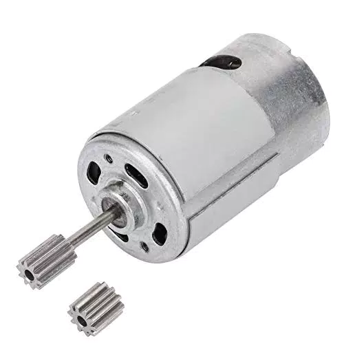 wosume RS550 Motor, 6V RS550 Hochgeschwindigkeits-Mikromotor für elektrisches Spielzeugauto Kindermotorrad
