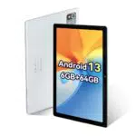 XCX Android 13 Tablet, 10 Zoll Tablet mit 64bit 4-Core Prozessor
