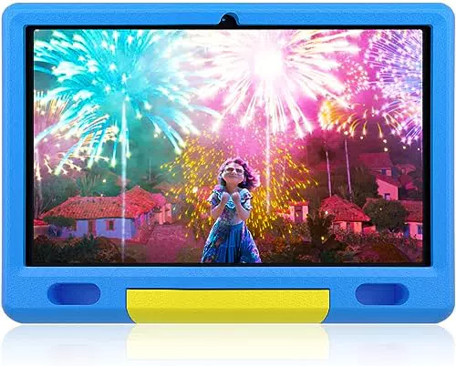 XCX Kinder Tablet 10 Zoll, 2GB+32GB Android 12 Tablet Kinder mit Hülle