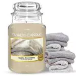 Yankee Candle Duftkerze Warm Cashmere Kerze mit langer Brenndauer bis zu 150 Stunden