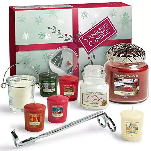 Yankee Candle Geschenkset, 8 Duftkerzen, Votivkerzenhalter