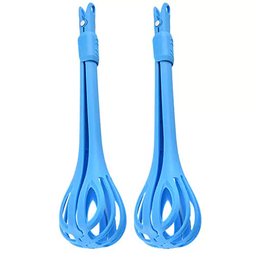 YARNOW 2 in 1 Schneebesen Brotklammer Hand Eiermischer Kunststoff Schneebesen Schneebesen Mixer Multifunktionales Küchenwerkzeug 2St - Zufällige Farbe
