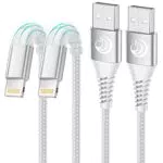 Yosou iPhone Ladekabel, Lightning Kabel Schnellladekabel iPhone Fast Lightning auf USB iPhone Kabel Ladekabel Kompatibel mit iPhone 14 13 12 11 Pro XS Max XR X 8 7 Plus 5s SE 2020