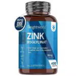 Zink 25mg - 400 Vegane Tabletten - Zink Bisglycinat - Immunsystem