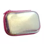 ZIPIT Metallic Federmäppchen für Mädchen, Großes Mäppchen für Schule und Büro