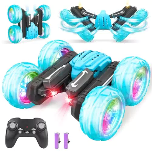 ZOOYAUE Ferngesteuertes Auto, 2, 4GHz 4WD 360° Drehbares RC Auto