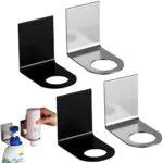 4 Stück Wand Shampoo Halter Selbstklebende Wand Flaschenhalter Spender Halter Edelstahl Shampoo Spender Halter Zum Hängende Seifenflaschen Body Duschgels Für Küche Badezimmer