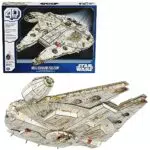 4D Build - Star Wars Millennium Falcon - detailreicher 3D-Modellbausatz aus hochwertigem Karton