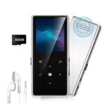 64GB MP3 Player with Bluetooth 5.2, AiMoonsa Music Player with Built-in HD Speaker