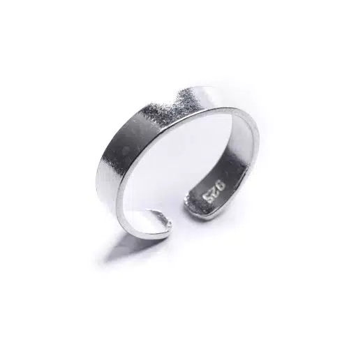 81stgeneration Neu Sterling Silber .925 Klarzehenring einstellbarer Größe