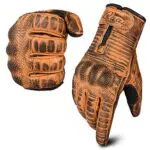 aaasportx Motorrad Handschuhe Herr Leder Touchscreen Funktion Protektoren Motorradhandschuhe Herren & Damen Wasserresistente Motorcycle Gloves mit rutschfesten Pads
