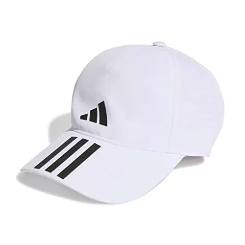 Adidas HT2043 Bball C 3S A.R. Hat Unisex Adult White/Black/Black Größe OSFW
