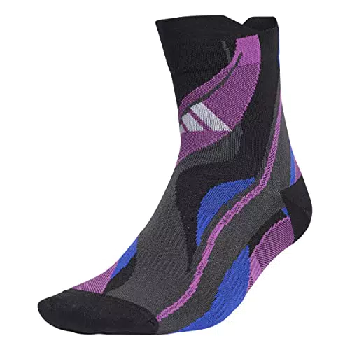 Adidas, Perf D4S Grf 1P, Socken, Schwarz/Weiß/Lucid Fuchsia