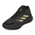 Adidas Unisex Bounce Legends Shoes-Low, Carbon/Gold Met./Core Black