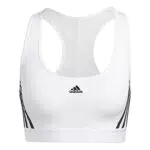 Adidas Womens Workout Bra - Medium Support Powerreact Training Medium-Support 3-Stripes Bra