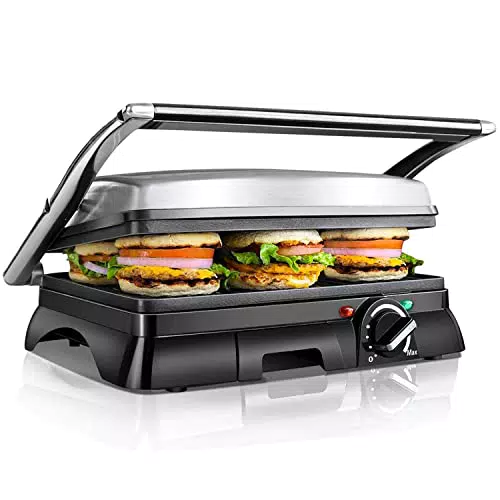 Aigostar Samson 30KLU- XXL Kontaktgrill Panini Grill