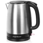Aigostar Wasserkocher Edelstahl 1, 7 L, 2200W Elektrischer Wasserkocher mit Kalkfilter
