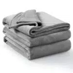 Aisbo Kuscheldecke Flauschig Decke Grau - Fleecedecke 220x240 cm XXL Große Warme Couchdecke