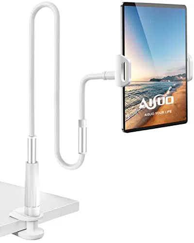 AISUO Tablet Ständer Bett, Ipad Stand Fauler und Flexibler Verstellbarer Arm Tablet-Ständer Für iPad Pro Air Mini/Mobile/Switch/Kindle