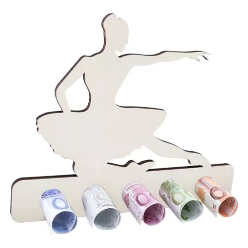 Aitsite Ballett Geldgeschenk Holz, Personalisiertes Geldgeschenke