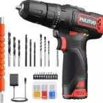 Akku-Schlagbohrmaschine 12 V, PULITUO schlagbohrschrauber set