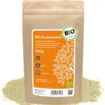 amapodo Bockshornklee gemahlen Bio 100g - Bockshornkleesamen Pulver - Geschenke für Frauen - Tee Gewürze - Fenugreek Powder - Boxhornklee - Kasuri Methi - Trigonella foenum-graecum