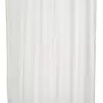 Amazon Basics Duschvorhang 180 x 200cm - Weiß, Schimmelresistent und Wasserabweisend