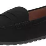 Amazon Essentials Damen Loafer im Mokkassin-Stil, Schwarz