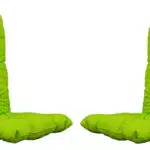 Ambientehome 2er Set Auflagen Sitzkissen Sitzpolster Hochlehner