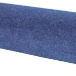 andiamo Teppichboden Milo - einfach zu verlegen - Auslegware Teppichboden - Meterware Bodenbelag in feiner Rippenstruktur - mit Trittschalldämmung - leicht zu reinigen 200 x 400 cm Blau