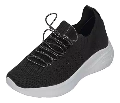Andrea Conti Damen Sneaker, schwarz