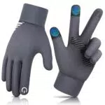 AOTOW Fahrradhandschuhe Kinder Winterhandschuhe Touchscreen Handschuhe - Winter Kinderhandschuhe Warme Winddichte Rutsch für Outdoor Sport Fahrrad Junge Mädch