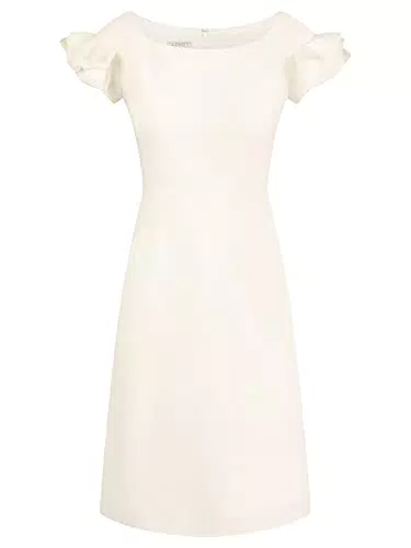 ApartFashion Damen Hochzeitskleid Kleid, Creme