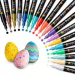 APOGO Acrylstifte für Seine Wasserfest: 18 Farben Acrylstifte Marker Stifte Set