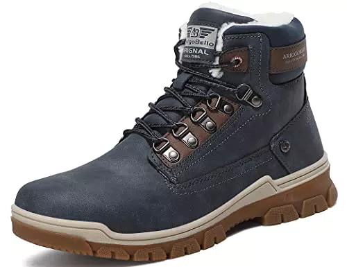 ARRIGO BELLO Winterstiefel Herren Winterschuhe Gefüttert Rutschfeste Warm Stiefel Gemütlich Trekking Wanderschuhe Boots 41-46EU