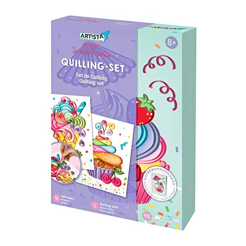 ARTISTA - Quilling-Set Süssigkeiten, Mittel