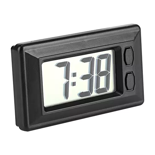 Auto Uhr, Fydun LCD Digital Tisch Tragbare Auto Armaturenbrett Uhr Schreibtisch Elektronische Uhr Datum Zeit Kalenderanzeige