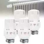 AVCXEC Thermostatkopf, 4 Stück Heizkörper Thermostatkopf