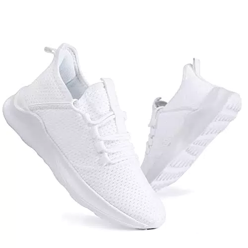 AZSDXS Damen Sneaker Schuhe Sportschuhe Turnschuhe Laufschuhe Schuhe Damen Sneaker Hallenschuhe Weiß 41