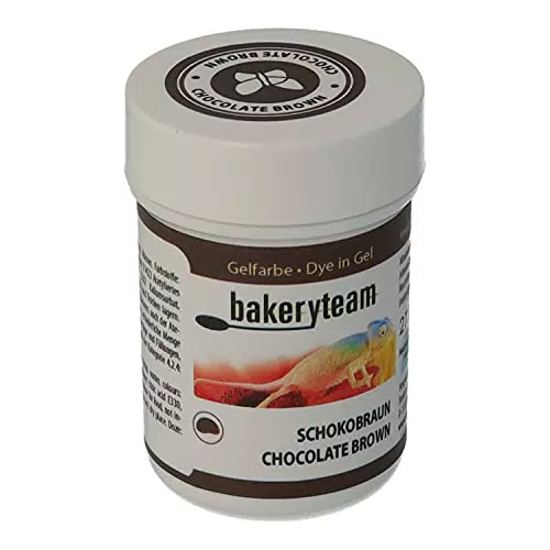 bakeryteam Lebensmittelfarbe Glasurfarbe Icing Colour Gelfarbe Chocolate Brown 35g